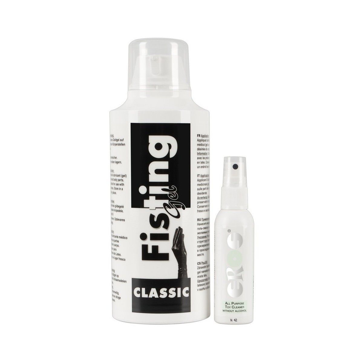 kit fistig gel 500 ml + eros toy cleaner 50 ml