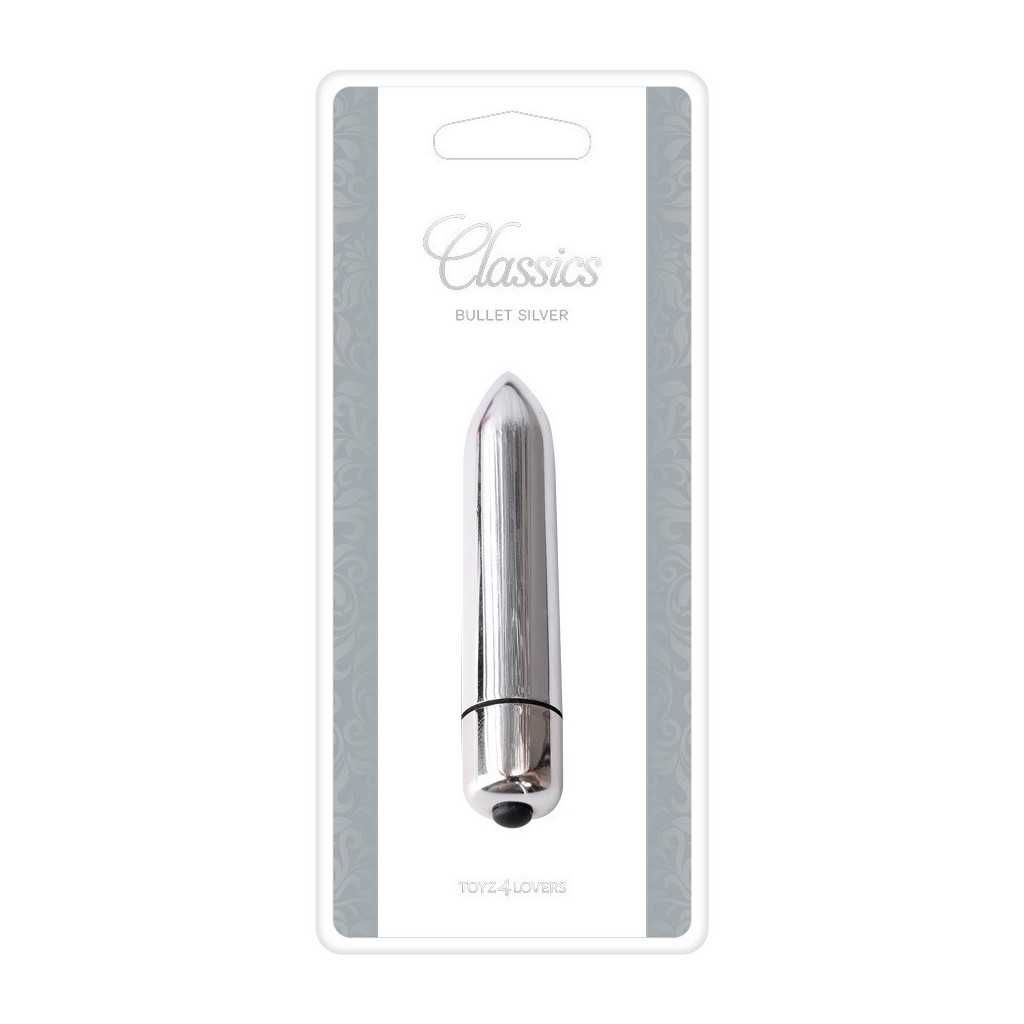 Vibratore stimolatore vaginale bullet classics Silver