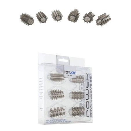 Kit 6 guaine falliche stimolanti grigio