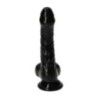 Dildo realistico Cupido nero 18,5 cm Dildo realistico Cupido nero 18,5 cm