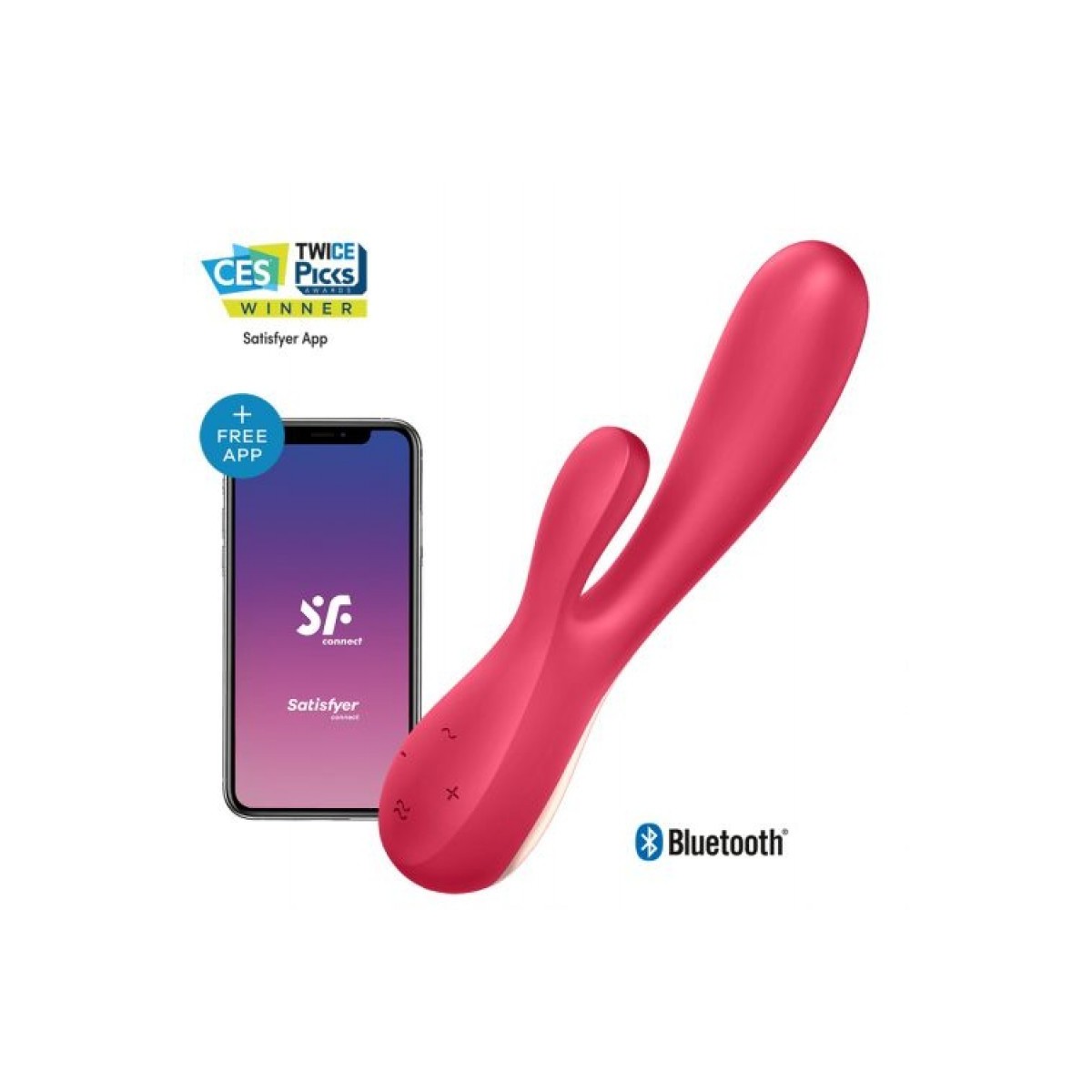 VIBRATORE RABBIT MONO FLEX BLUETOOTH AND APP DI SATISFYER